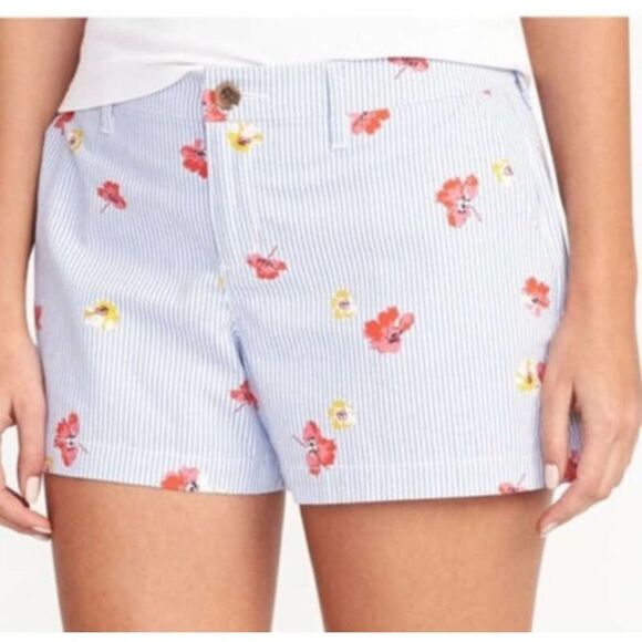 Old Navy Pants - Old Navy Striped Floral Shorts Size 6